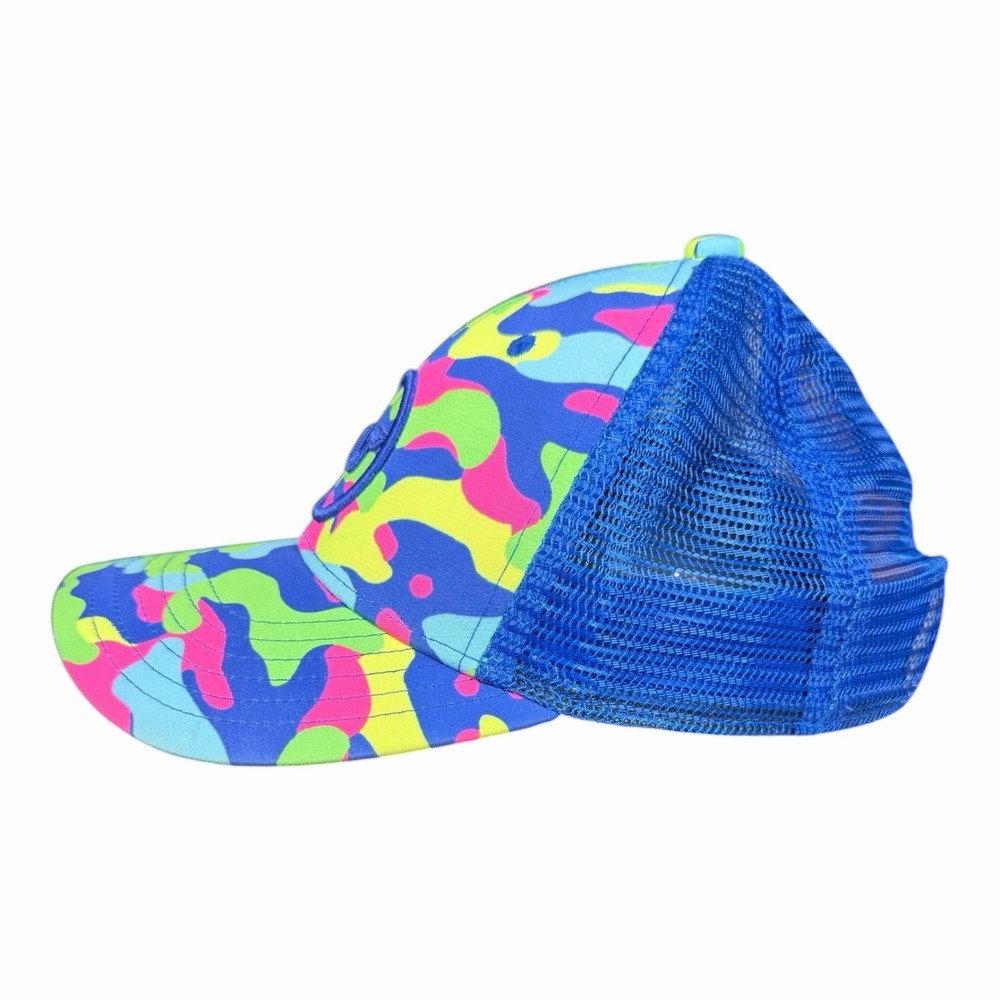 Vineyard Vines Shadow Performance Trucker Baseball Cap Hat Camo Swim Youth Boys - Picture 2 of 9